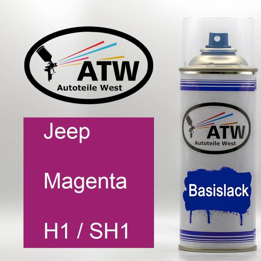Jeep, Magenta, H1 / SH1: 400ml Sprühdose, von ATW Autoteile West.